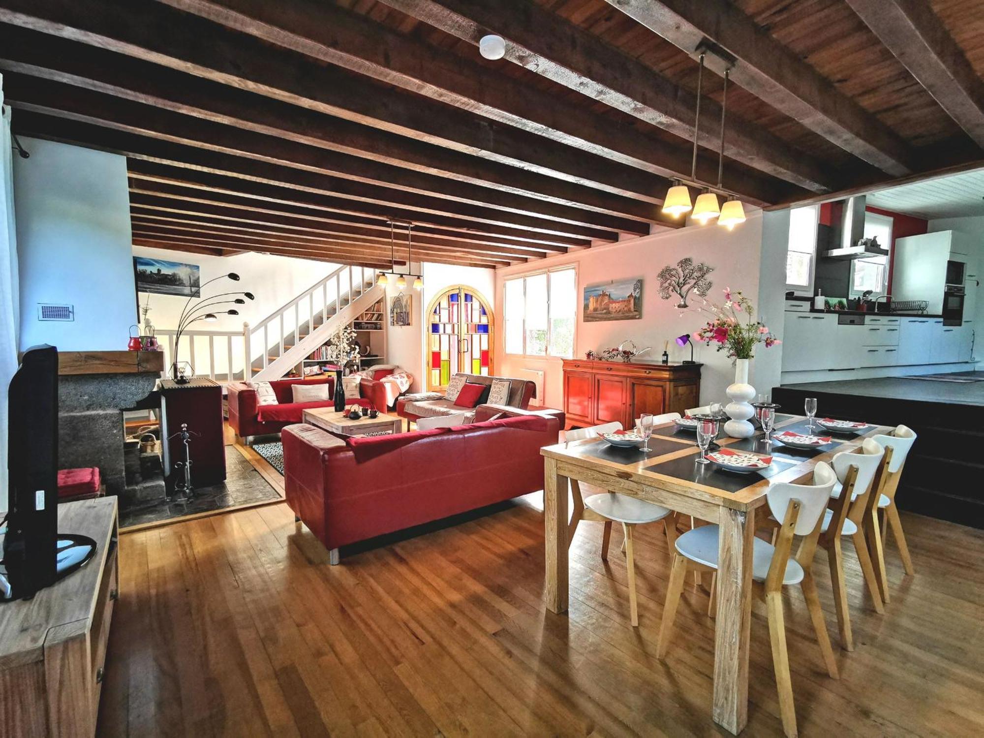Grande Maison Au Coeur D'Un Village Historique Avec Terrasse Et Wifi Inclus - Fr-1-582-308 Saint-Vidal Eksteriør billede